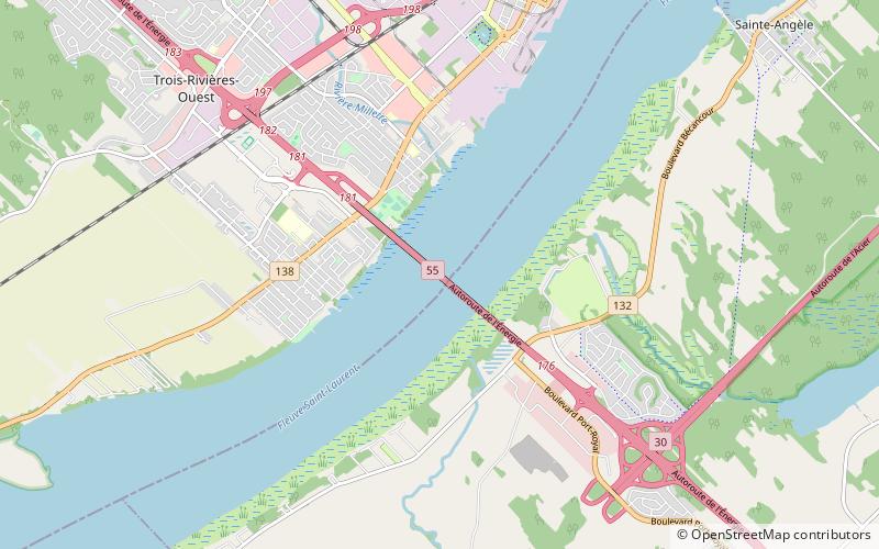 Laviolette-Brücke location map
