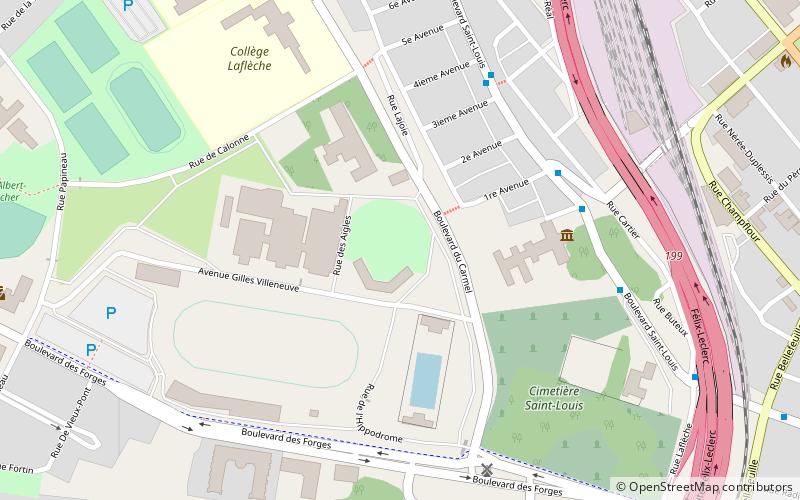 Stade Quillorama location map