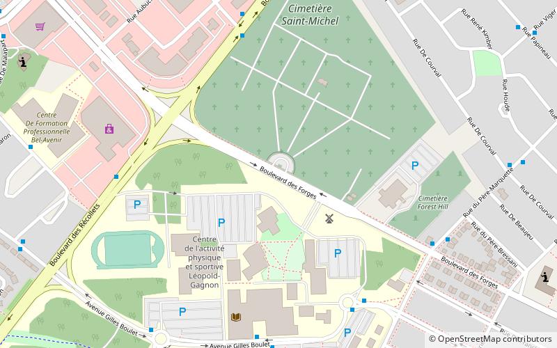 Stade de l'UQTR location map