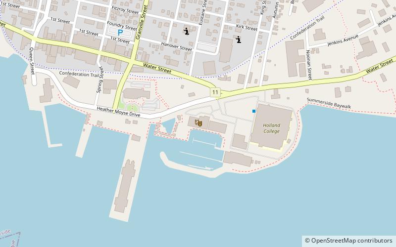 harbourfront theatre summerside location map