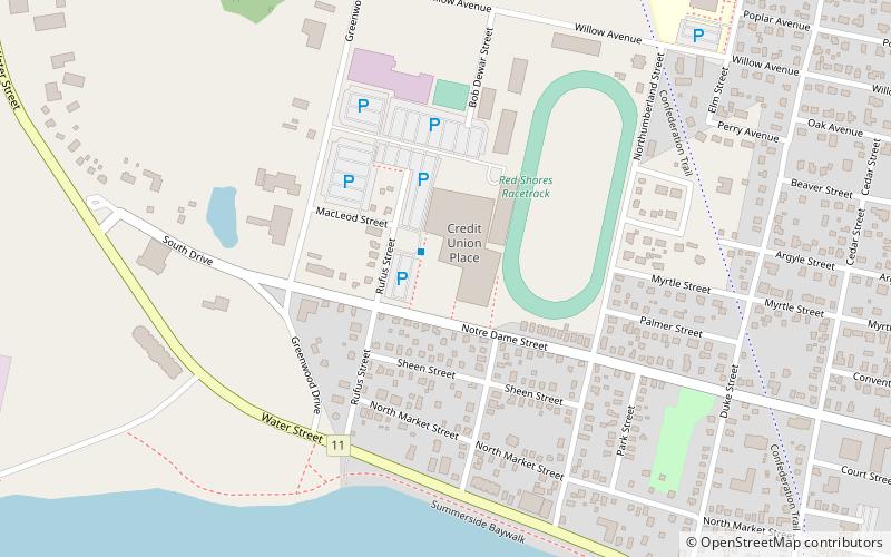 Credit Union Place location map