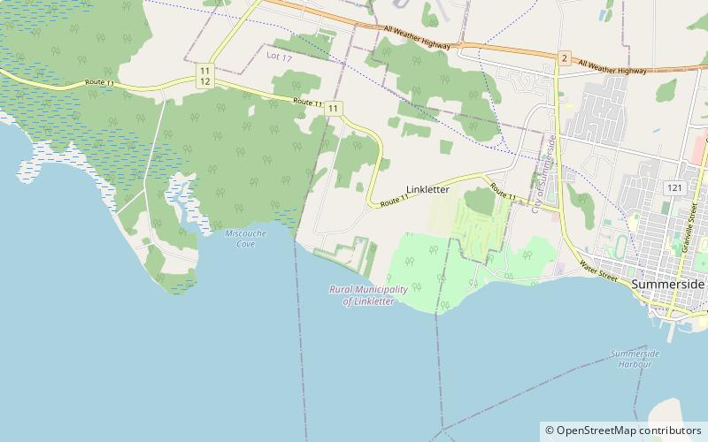 Linkletter Provincial Park location map