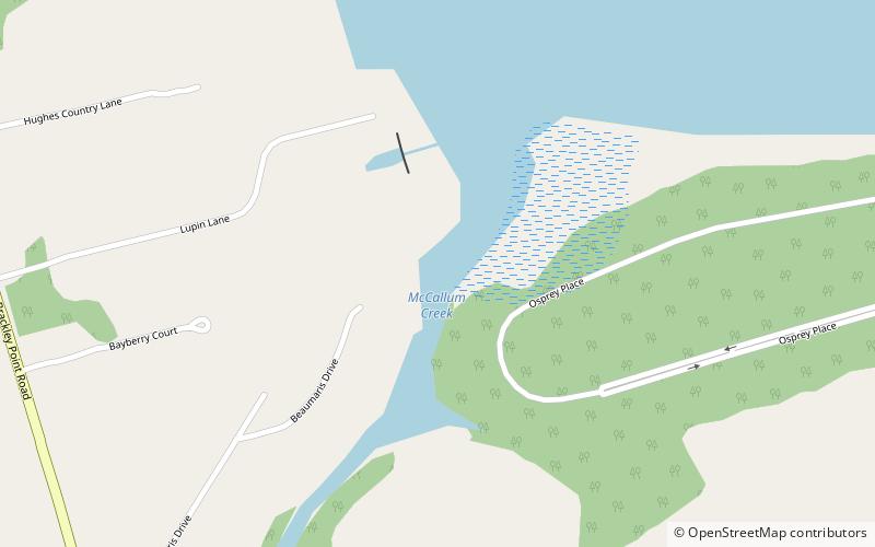 Brackley Beach location map