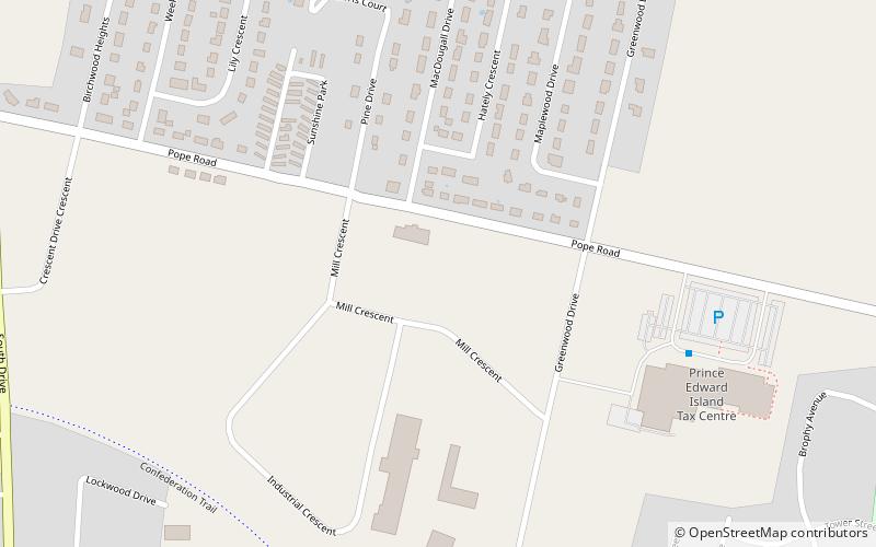 Summerside-South Drive location map