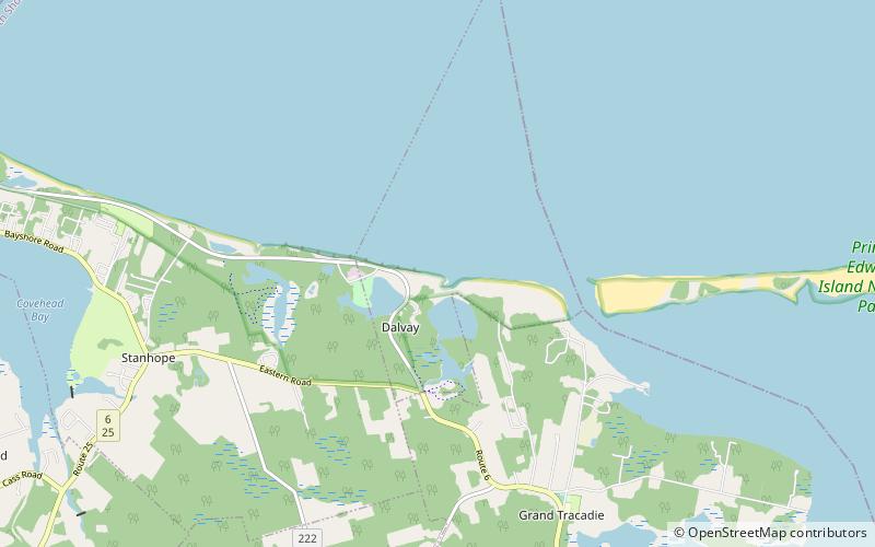 dalvay beach prince edward island national park location map