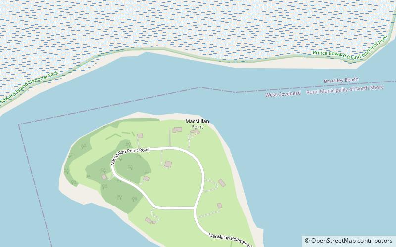 mcmillan point brackley beach location map