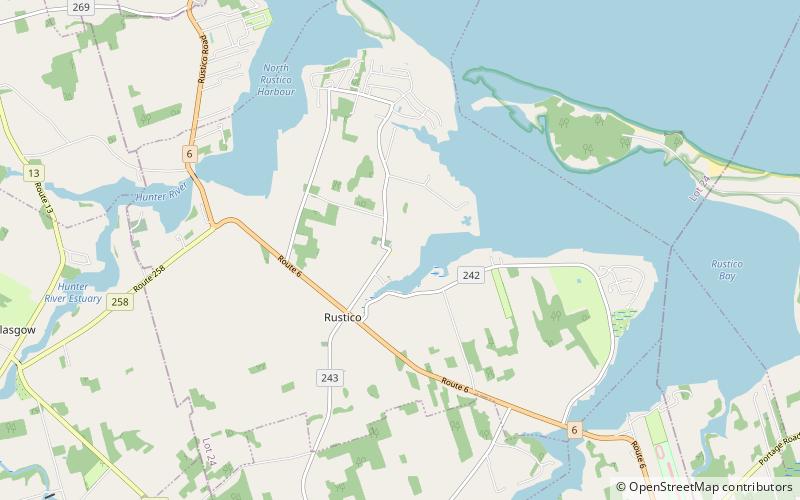 doucet house prince edward island location map