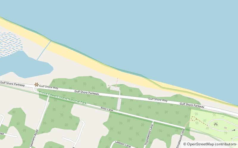 ross lane beach prince edward island national park location map