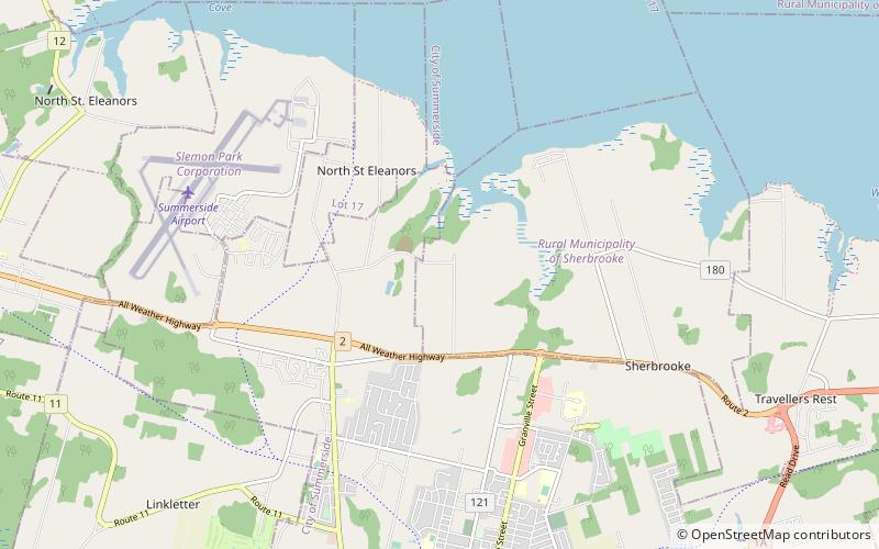 the links at crowbush cove isla del principe eduardo location map