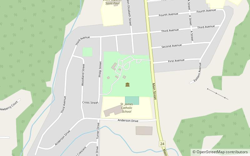 Anderson Farm Museum location map