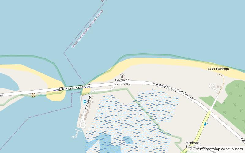 covehead lighthouse prince edward island national park location map