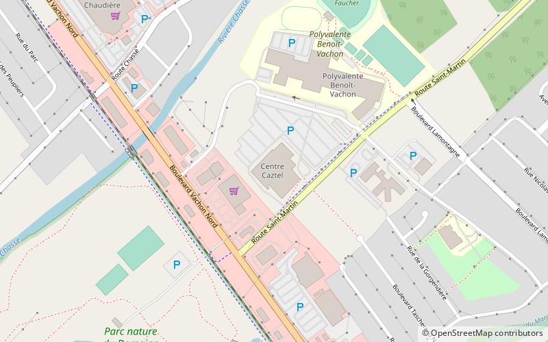 Centre Caztel location map