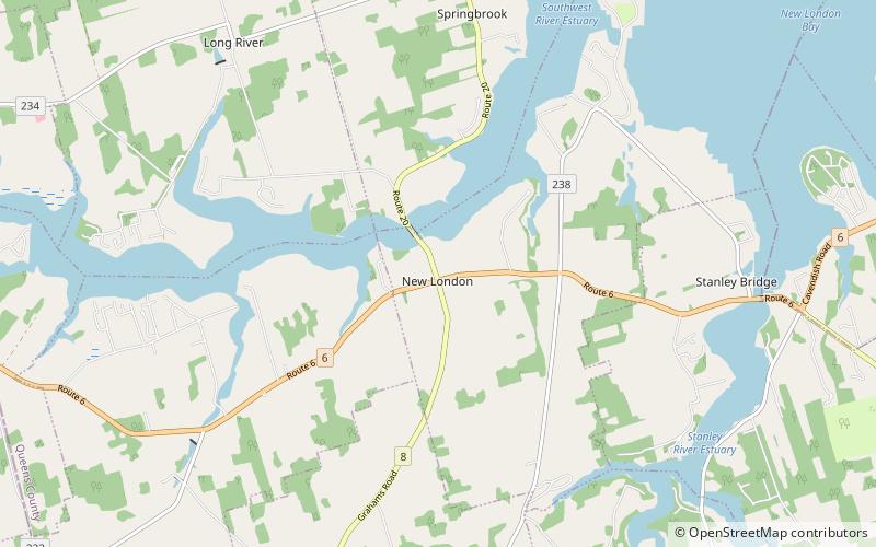 l m montgomery birthplace kensington location map