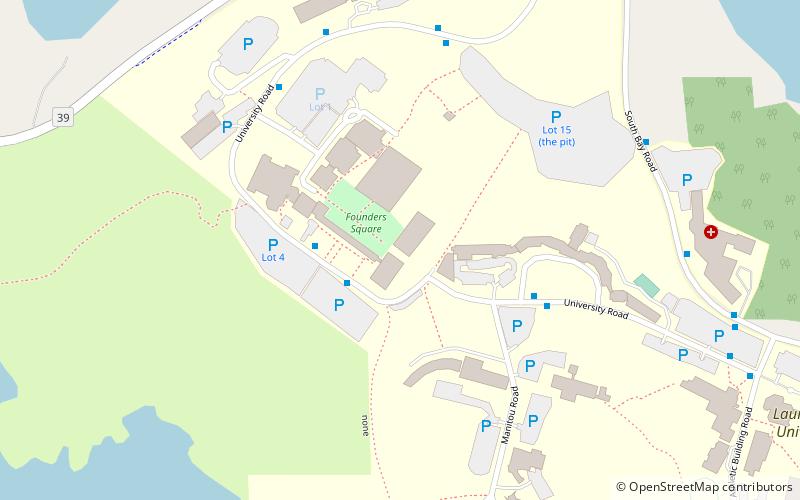 university of sudbury grand sudbury location map