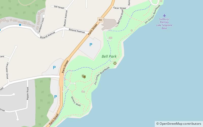 Bell Park location map