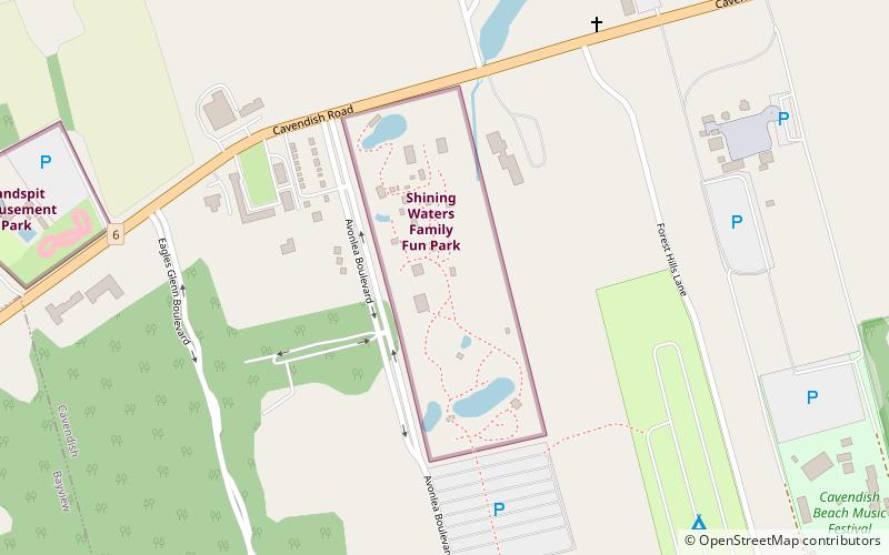 Shining Waters Family Fun Park location map