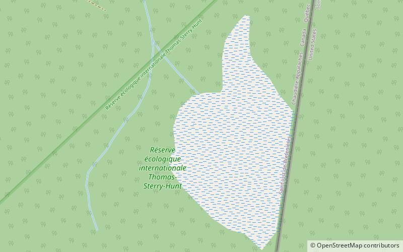 Thomas-Sterry-Hunt International Ecological Reserve location map