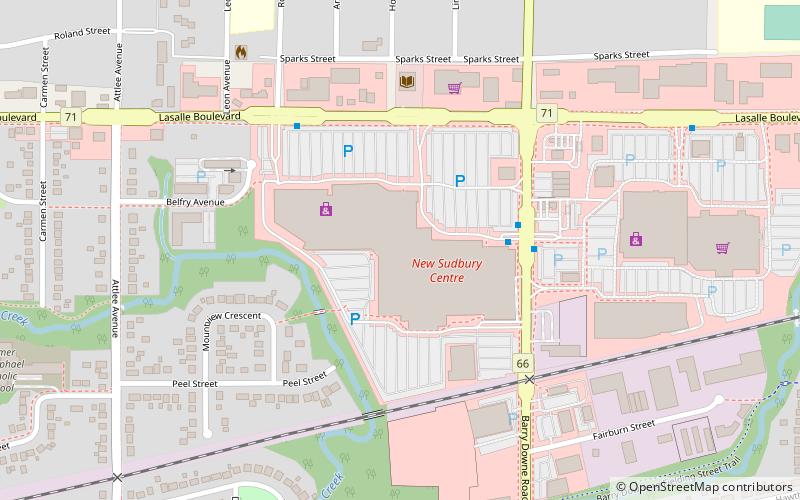 New Sudbury Centre location map