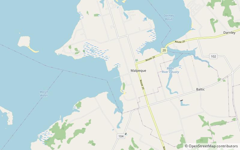 keirs shore prince edward island location map