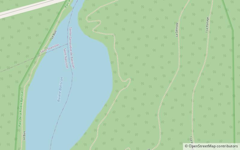 Batiscan River Park location map