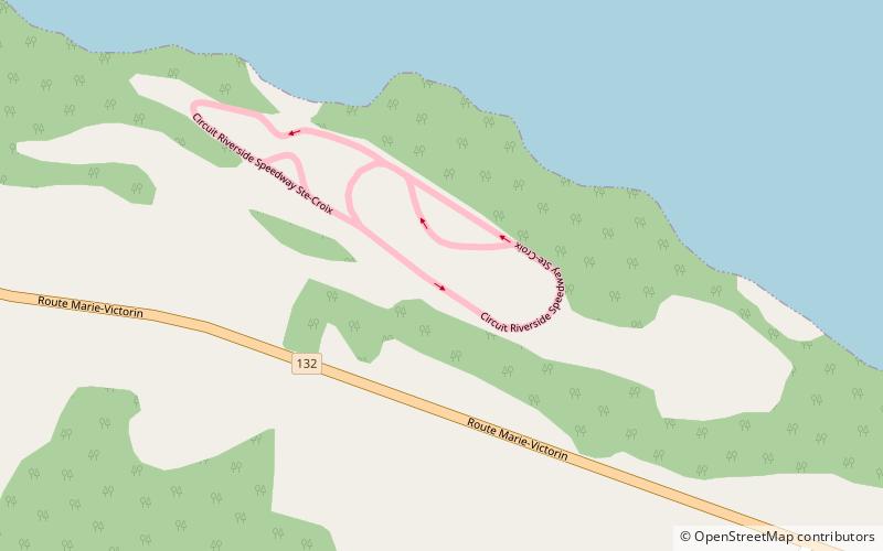 Circuit Riverside Speedway Ste-Croix location map