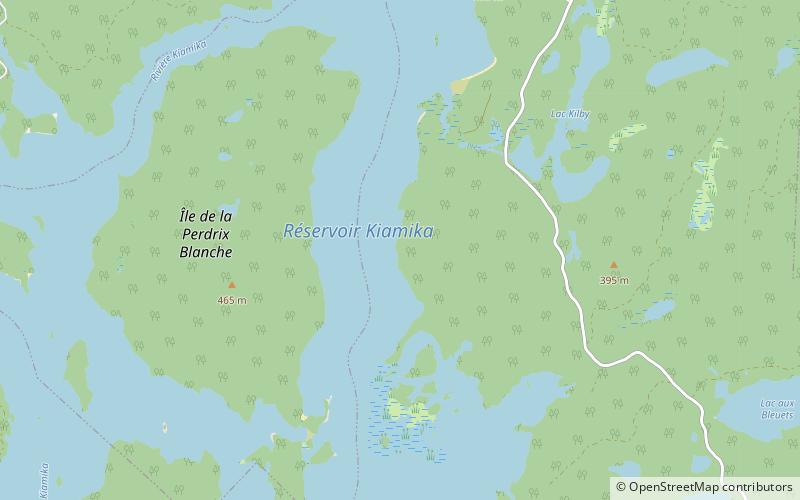 kiamika reservoir kiamika reservoir regional park location map