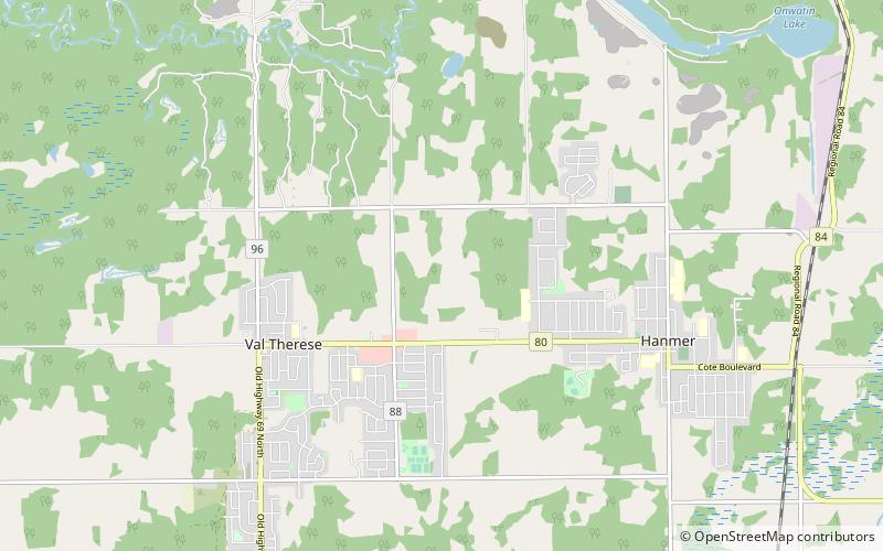valley east gran sudbury location map