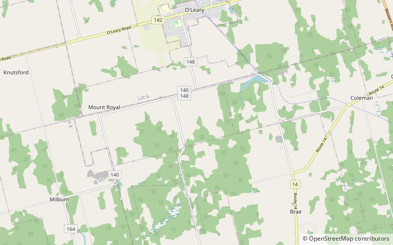 O'Leary-Inverness location map