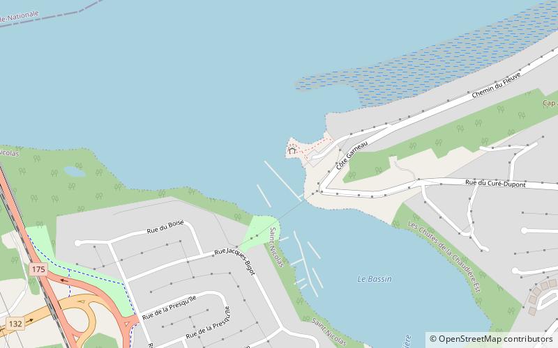 marina de saint romuald quebec location map