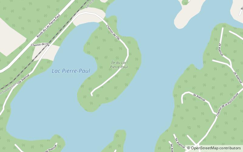Lac Pierre-Paul location map