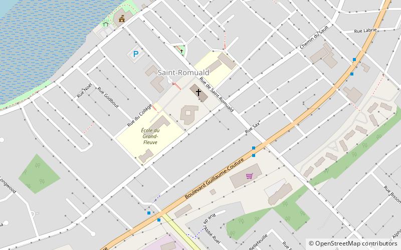 saint romuald quebec city location map