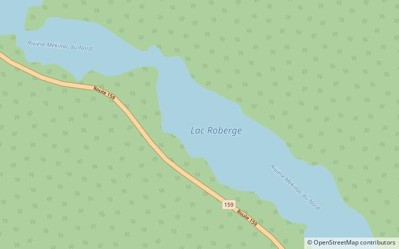 Lac Roberge location map
