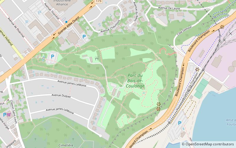 Parc du Bois-de-Coulonge location map