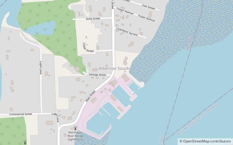 northport pier inn alberton location map