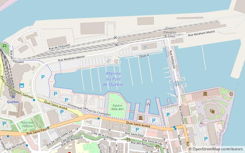 Port de Québec location map