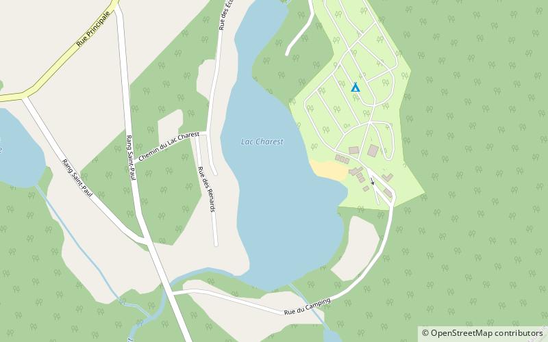 lake charest location map