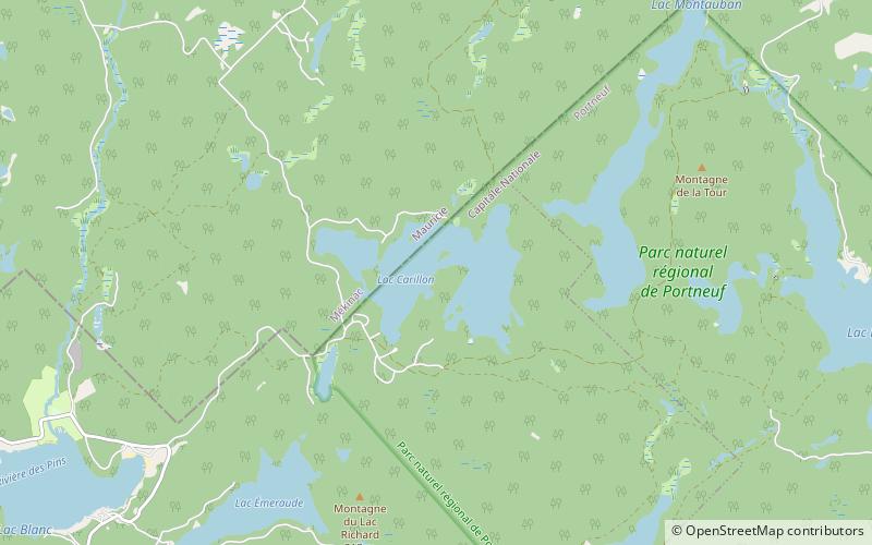 Carillon Lake location map