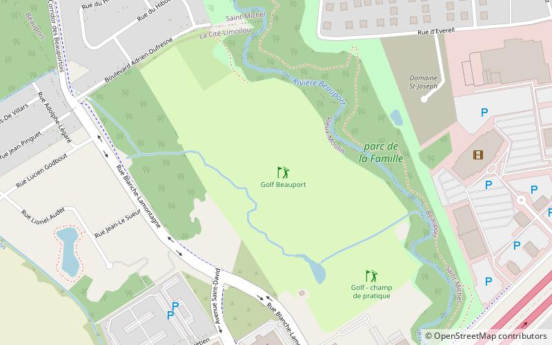 golf beauport quebec location map