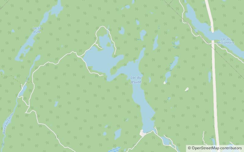Lac du Jésuite location map