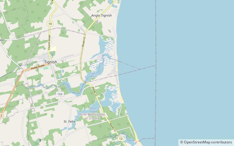 Phare de Big Tignish location map