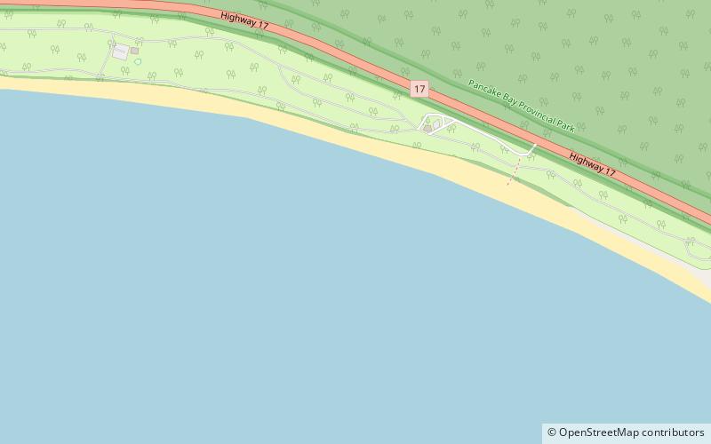 Pancake Bay Provincial Park location map