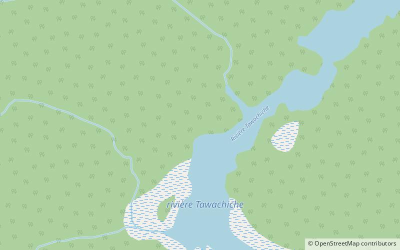 Lake Terrien location map