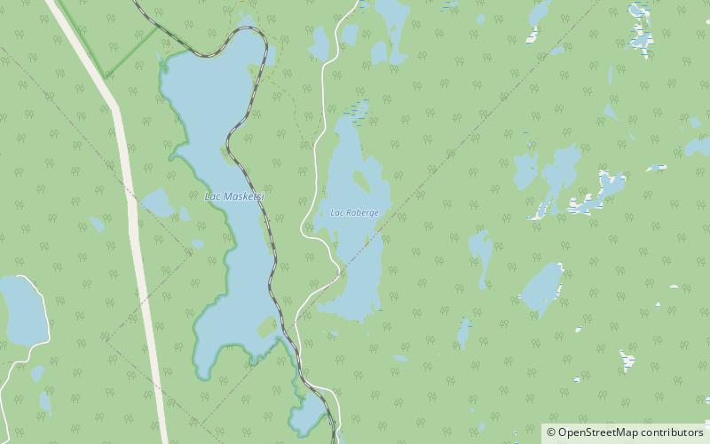 Lac Roberge location map