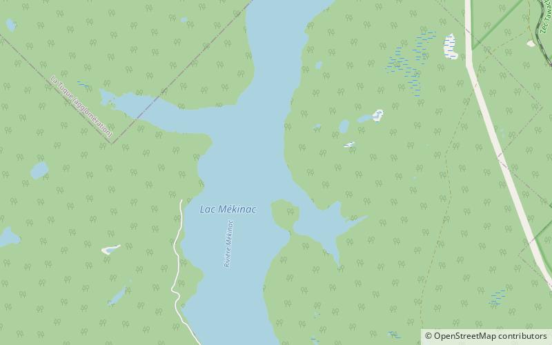 lac mekinac location map