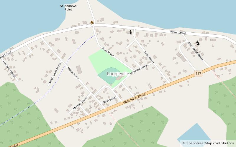 Loggieville location map