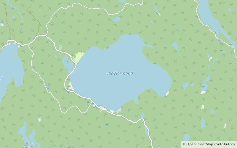 Lac-Normand location map