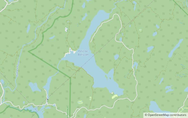 Petit lac Batiscan location map