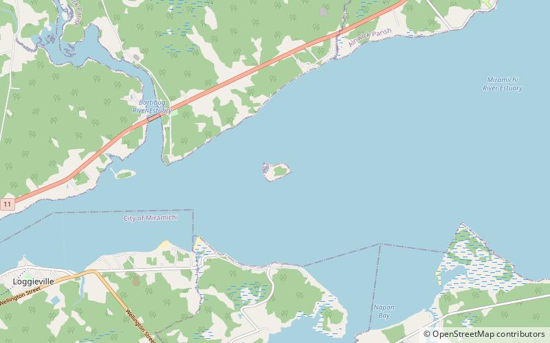 sheldrake island location map