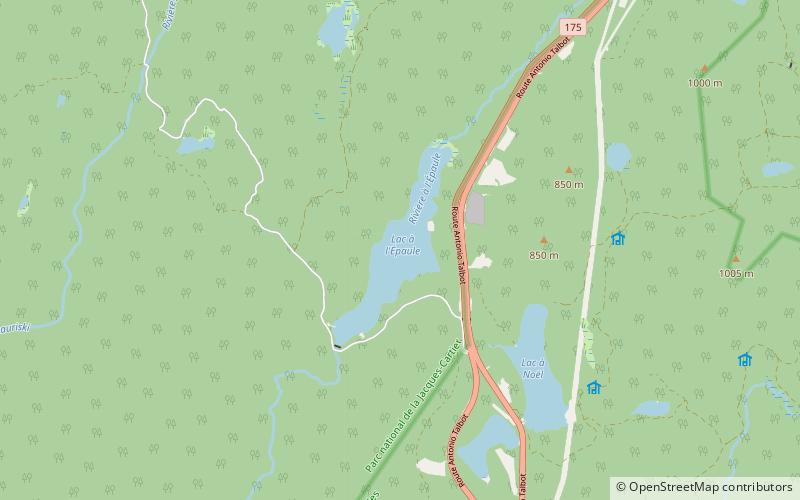 lac a lepaule location map