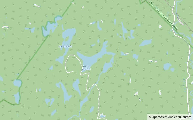 Le Gardeur Lake location map